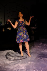 Ashley Rudy (Clock Cast) performing "Climbing Uphill" in the Greenbelt Arts Center production of The Last Five Years.

Photos by Kris Northrup